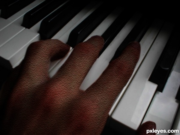 Creation of demon playing piano : Step 3